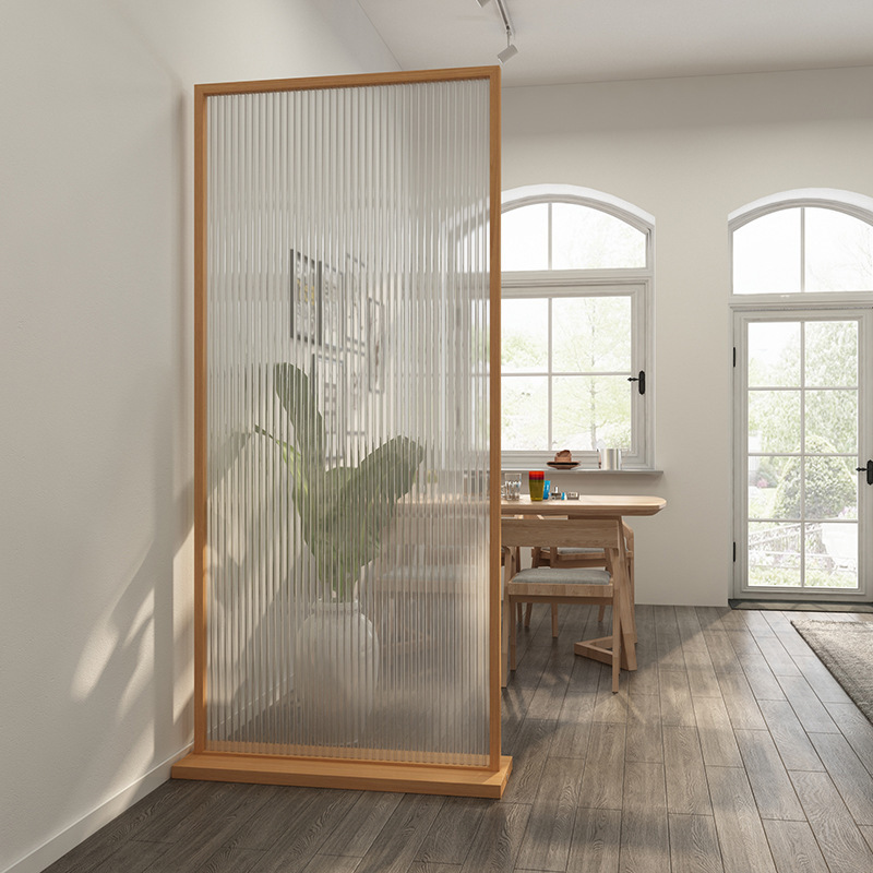 Shoji Screen Divider - Op maat gemaakte minimalistische kamerverdeling, massief