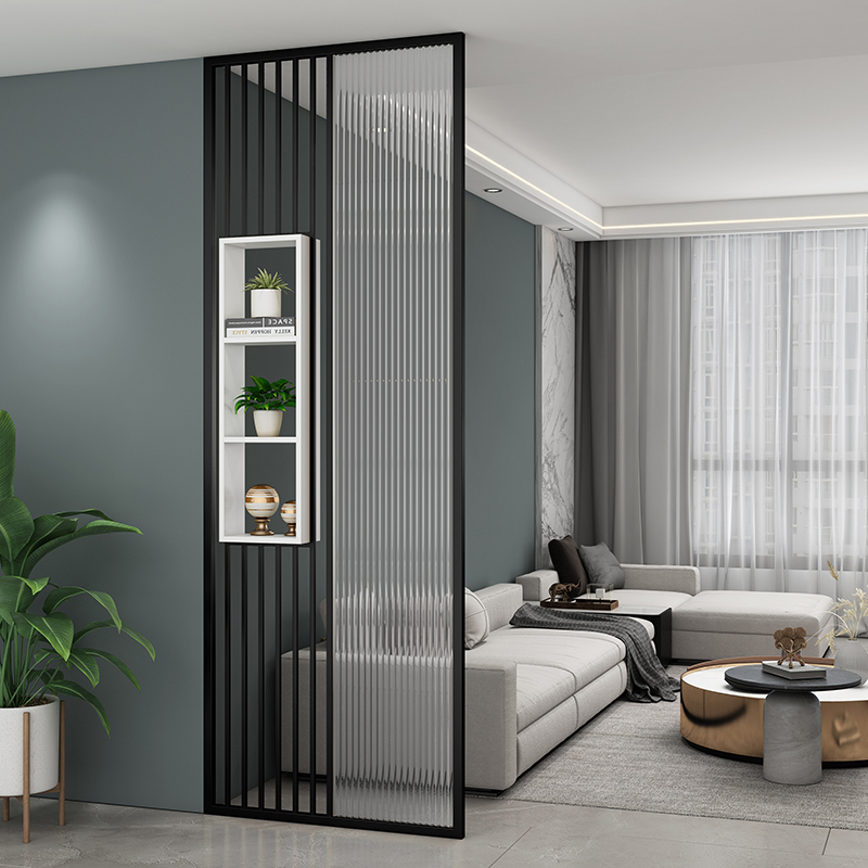 Shoji Screen Divider - Eenvoudige moderne gegolfde scheidingsschermen van gehard