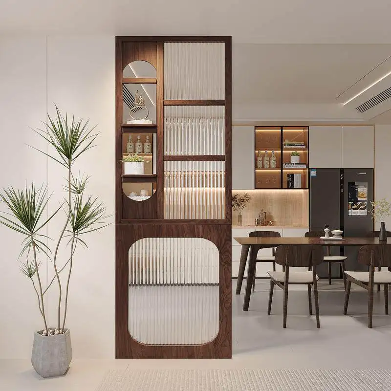 Shoji Screen Divider - Massief houten scheidingswand woonkamer entree dubbelzijdig