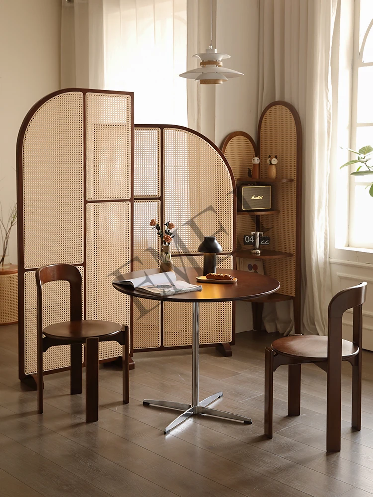Retro Massief Hout Rotan Deelg - Shoji Screen Divider recensie en prijs