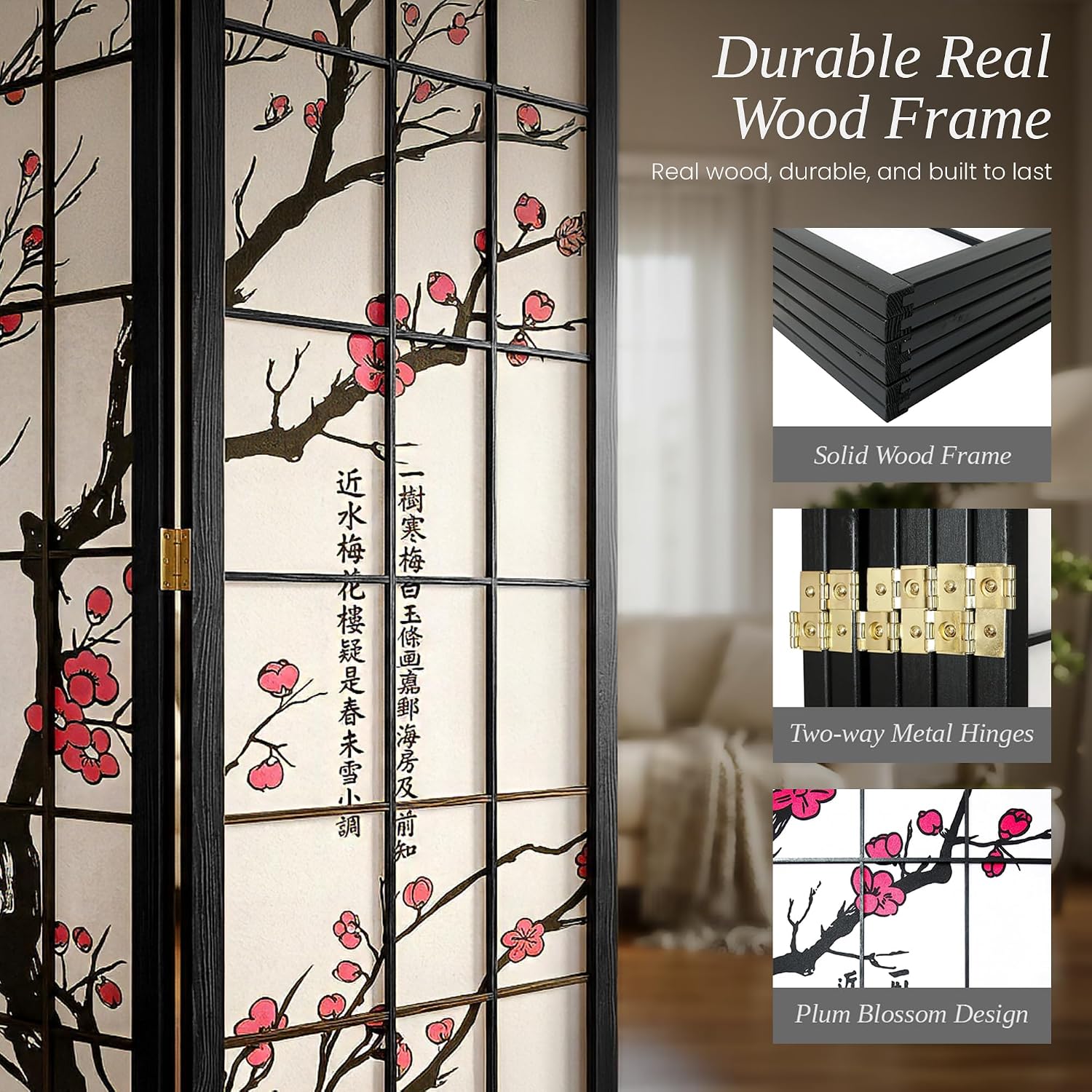 6-delige kamerverdeler in Shoj - Shoji Screen Divider recensie en prijs