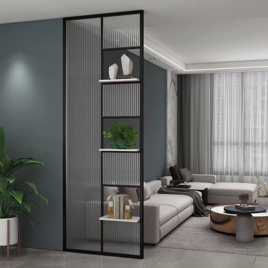Eenvoudige moderne gegolfde sc - Shoji Screen Divider recensie en prijs