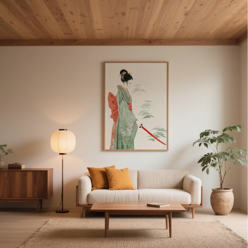 Mount Fuji & Crane Japanse muu - Japanese Lifestyle And Traditions recensie en prijs